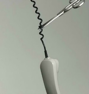 Sara Grillo - Cutting a phone cord