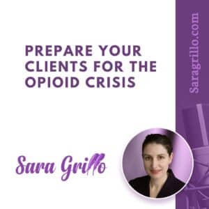 This show is about how financial advisors can prepare their clients for the opioid crisis.