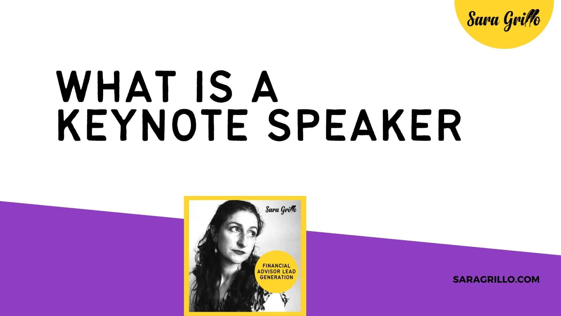 What is a keynote speaker? Let's talk about the meaning and definition of this role.