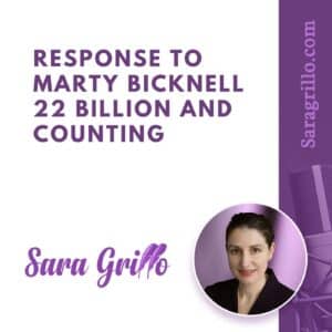 Response to Marty Bicknell 22 Billion and Counting