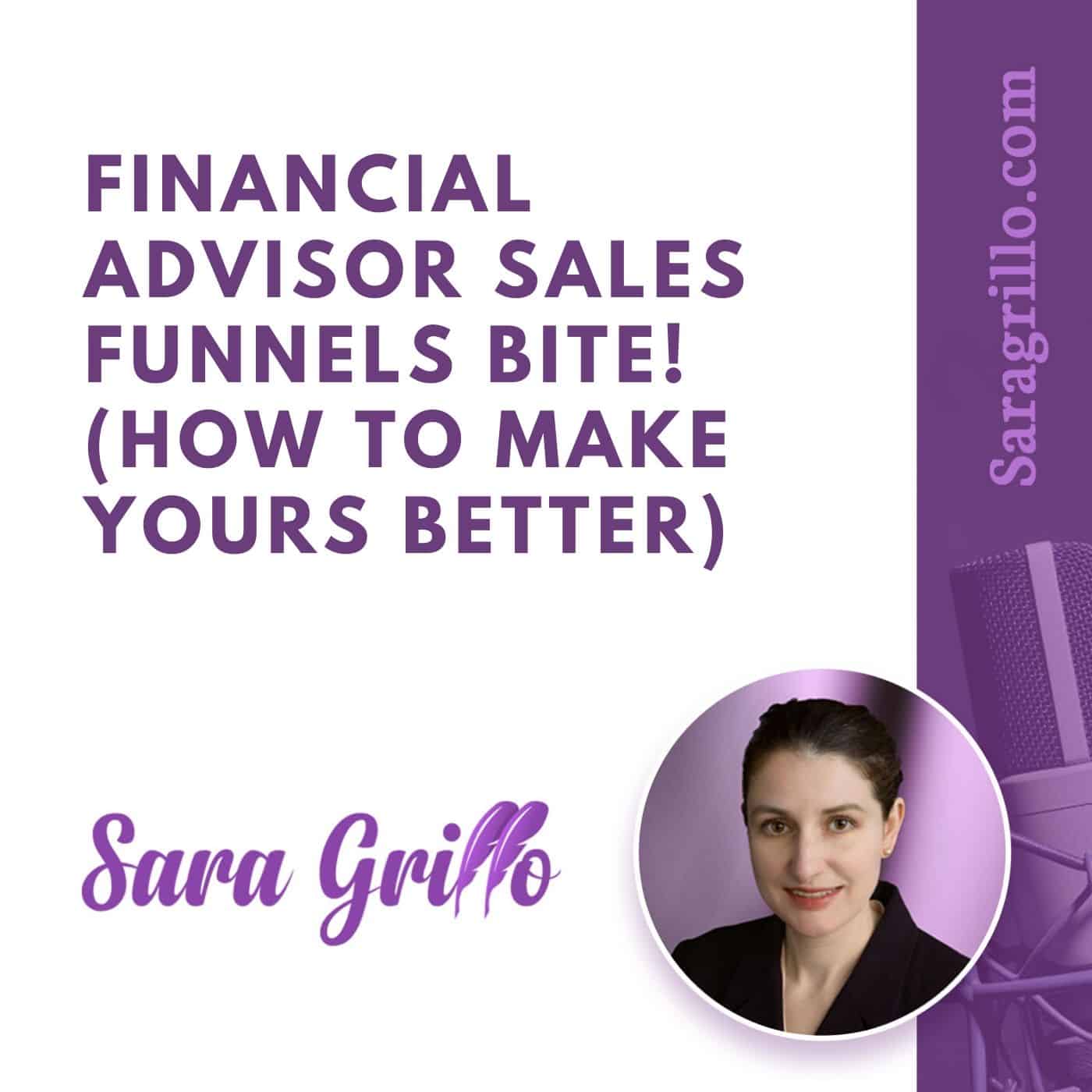 In this podcast/blog you will learn why financial advisor sales funnels bite and what you can do to improve yours.