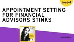 Appointment setting for financial advisors stinks, don't use these services if you can avoid them.