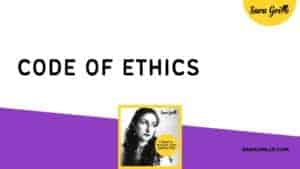This is the marketing code of ethics I follow.