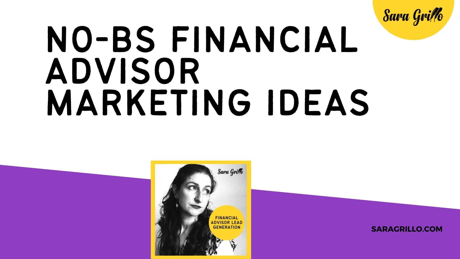 Here are 5 financial advisor marketing ideas that will allow you to kick the competition's butt!
