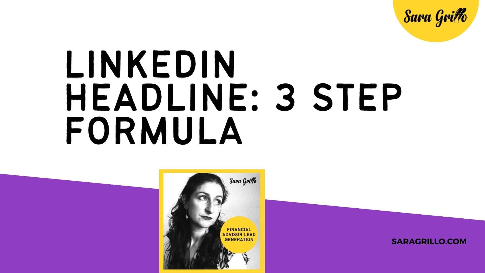 In this blog we discuss a formula for getting a great LinkedIn headline, as well as some examples.