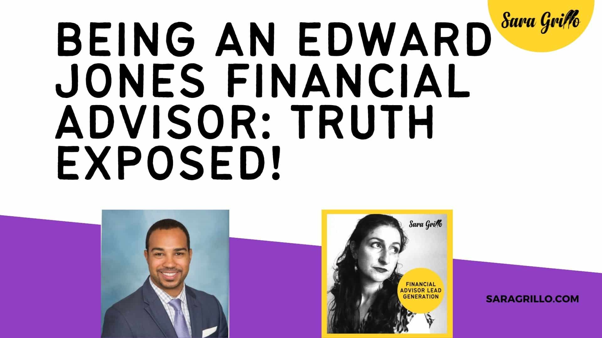 This blog talks about the real experience that somebody had being an Edward Jones financial advisor.
