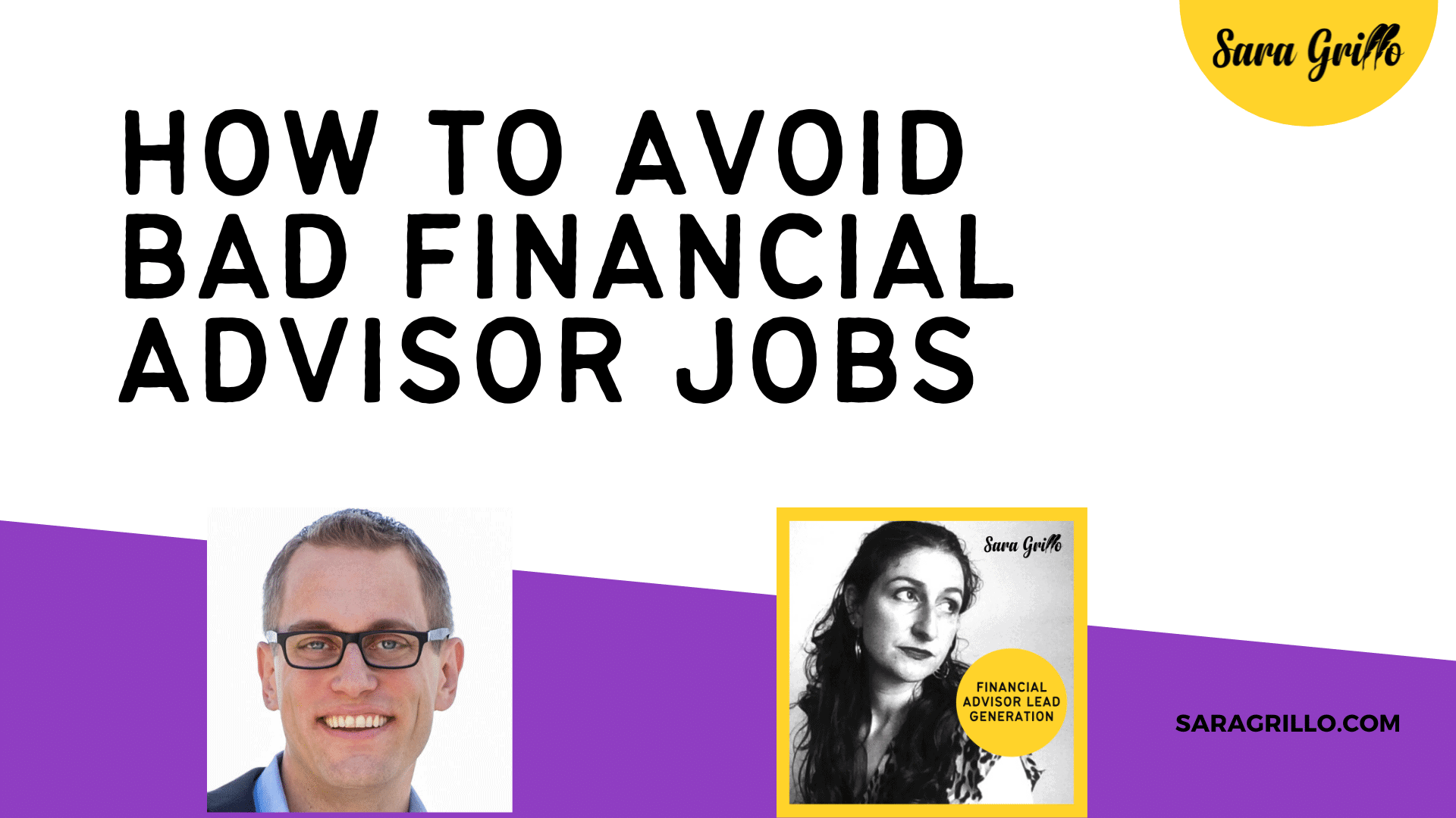 Follow these tips to avoid terrible financial advisors jobs that you will hate!