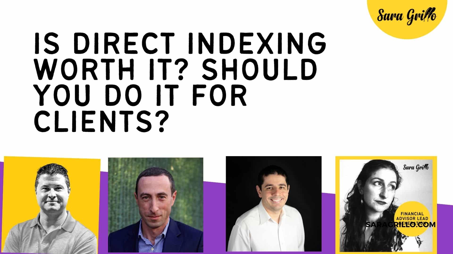 In this debate we discuss whether direct indexing is worth it or not.