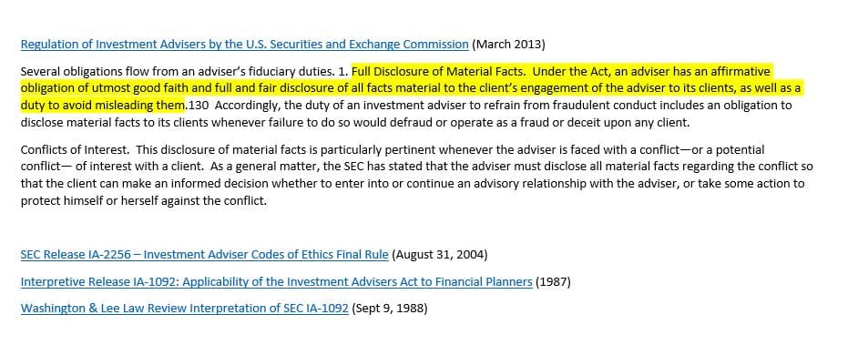 SEC's Investment Adviser Code of Ethics