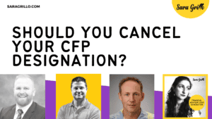 Scott Salaske, John Robinson, and Robert Wright debate the merits of the CFP designation.