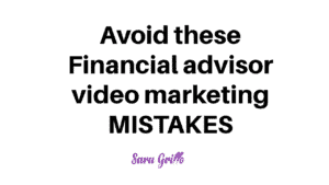 Read this blog to learn what financial advisor video marketing mistakes you should avoid.