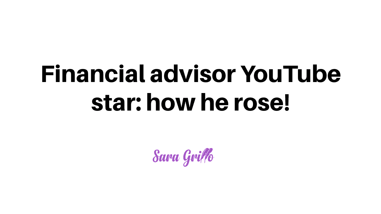 In this blog I talk about a financial advisor YouTube star and the likely reasons he got there.