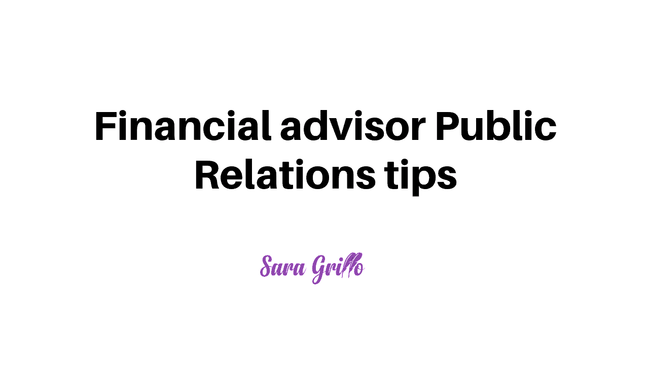 Read this blog and learn how to get free PR if you are a financial advisor.