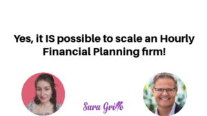 This podcast is the story of Mark Berg of Timothy Financial, who successfully started and scaled an hourly financial planning firm. Whoo hoo!